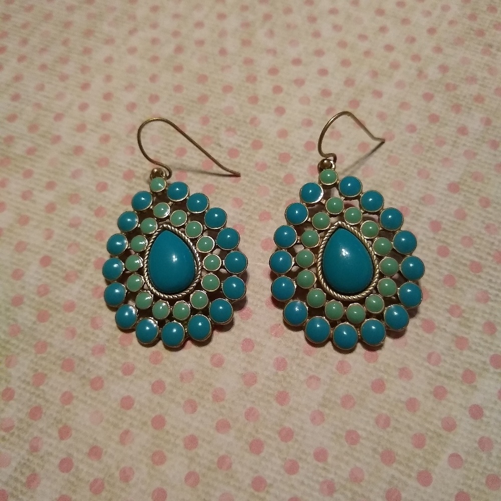 Blue & Green Turquoise earrings